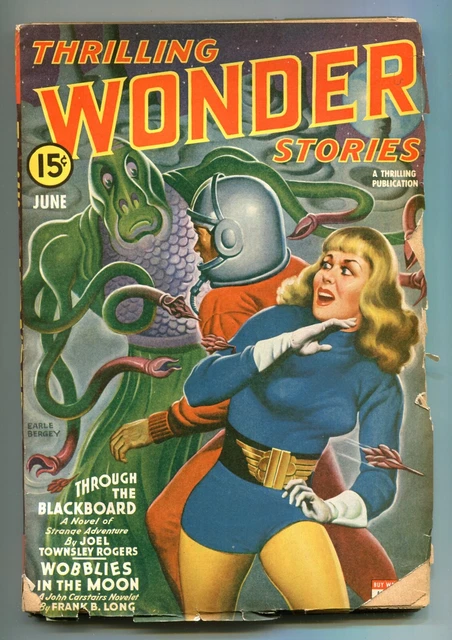 "Thrilling Wonder Stories", Pulp Science Fiction Magazine; June, 1943