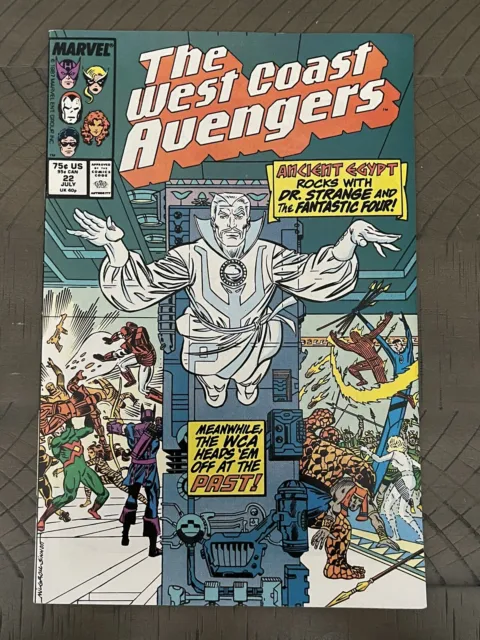 The West Coast Avengers #22  VF/NM DR. Strange & The Fantastic Four