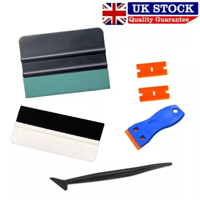 Window Tint Tool Car Wrap Kit Felt Squeegee Micro Squeegee Vinyl Wrap Tool Kit