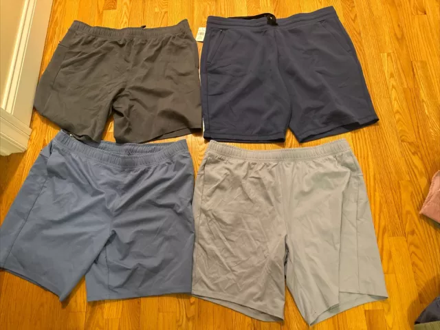 4 Men’s XXL Shorts Members Mark Luxe & 32 Degrees Cool NWTS