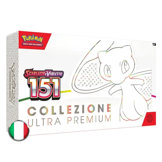 POKEMON 151 COLLEZIONE ultra premium mew ita scarlatto e violetto ...
