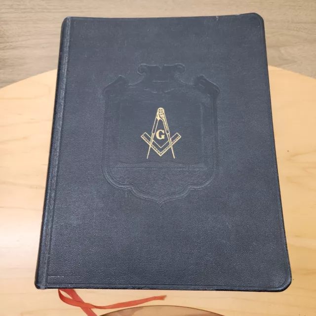 Masonic Freemason Bible (1962) Illustrated + Reference Dictionary Index