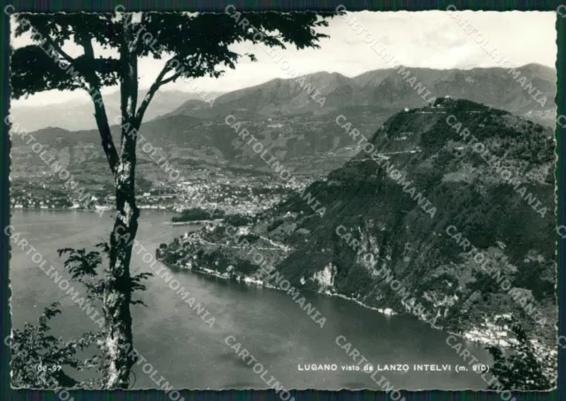 Como Lanzo d'Intelvi Lugano Lago di Foto FG cartolina KB3257
