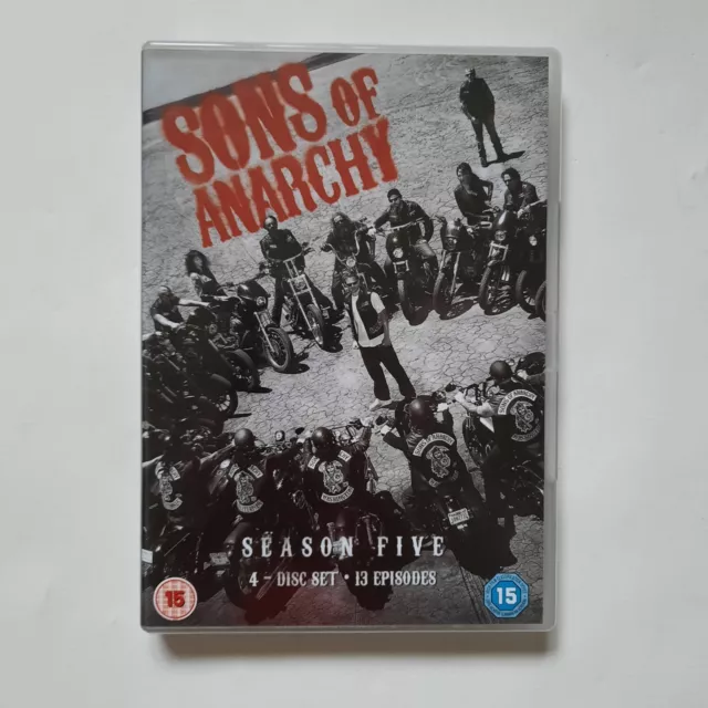 Sons of Anarchy: Complete Season 5 DVD (2013) Charlie Hunnam - 4 Disc Set, R2