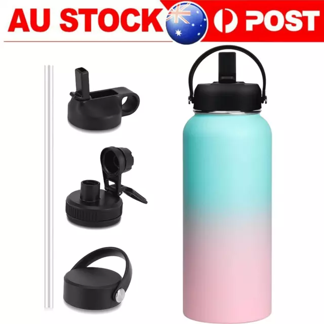 Stainless Steel Vacuum Water Bottle Double Wall Insulated Sports Drink Cup Flask