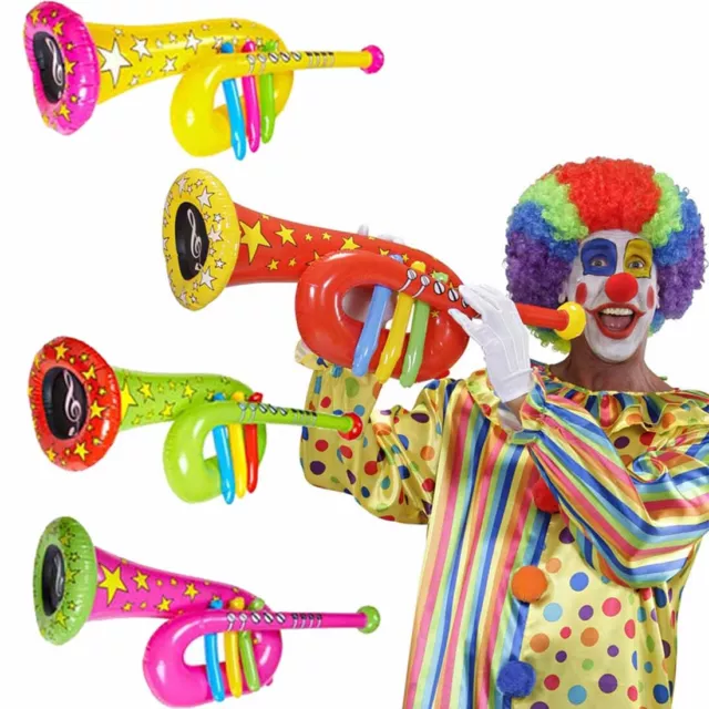 Aufblasbare Tuba Clown Kostüm Accessoire Luft Musikinstrument Zirkus Zubehör