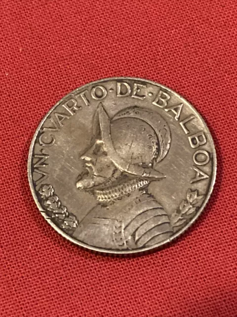 1966 Panama Quarter Balboa