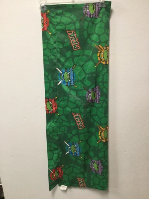 Toddler Flat Sheet Ninja Turtle Green Red Multi Raphael Leonardo Nickelodeon 177