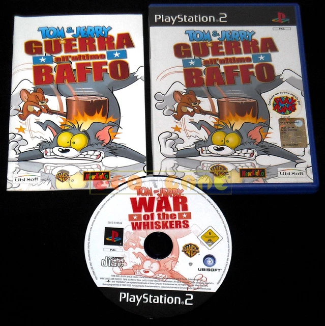 TOM & JERRY IN GUERRA ALL'ULTIMO BAFFO Ps2 e Versione Italiana - COMPLETO