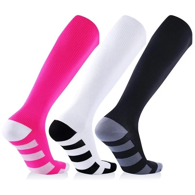 Medias de compresión fitness jogging leggings fútbol medias deporte ciclismo