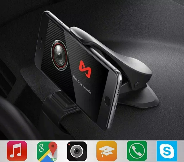 Universal Car Dashboard Mount Holder Stand Clamp Cradle Clip for Cell Phone GPS 5