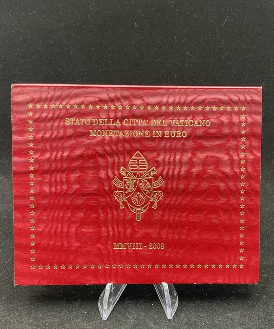 Vatikan KMS 1 Cent bis 2 Euro 2008 IPZS - Italien Kursmünzensatz, Benedikt XVI.