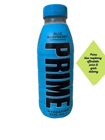 PRIME HYDRATION ENERGY Drink - Blue Raspberry, 500ml £5.00 - PicClick UK