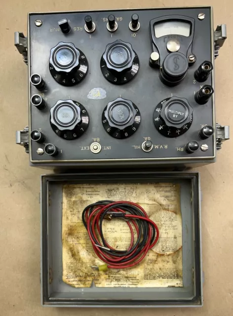 Gray Instrument Company Resistance Wheatstone Bridge ZM-4B/U