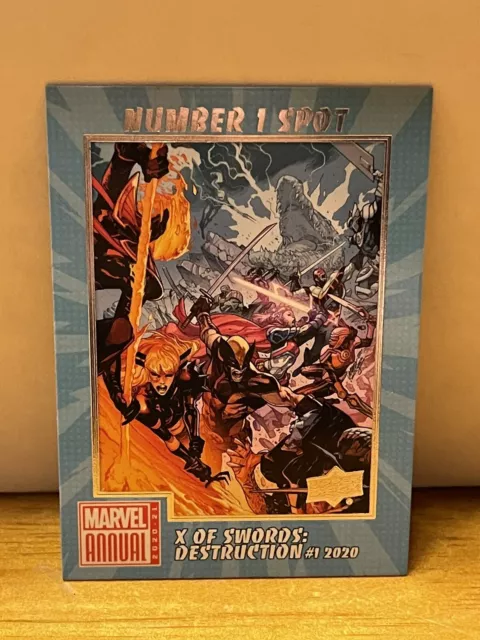 2020-21 Marvel Annual Number 1 Spot - N1S-6 X of Swords: Destruction #1