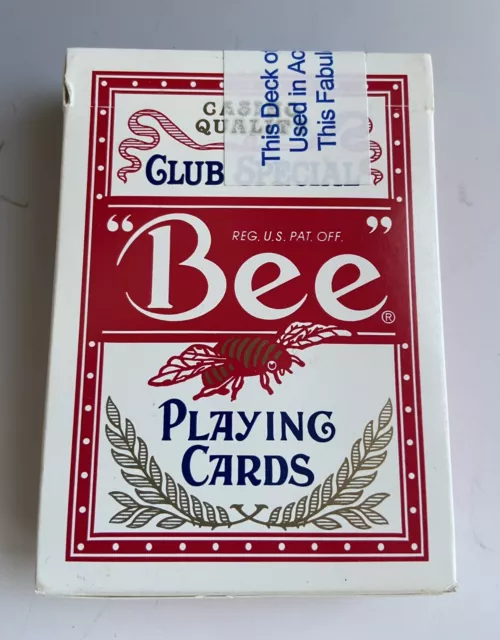 Club Official BEE playing Cards Sealed/Used by Boardwalk Casino Las Vegas NV