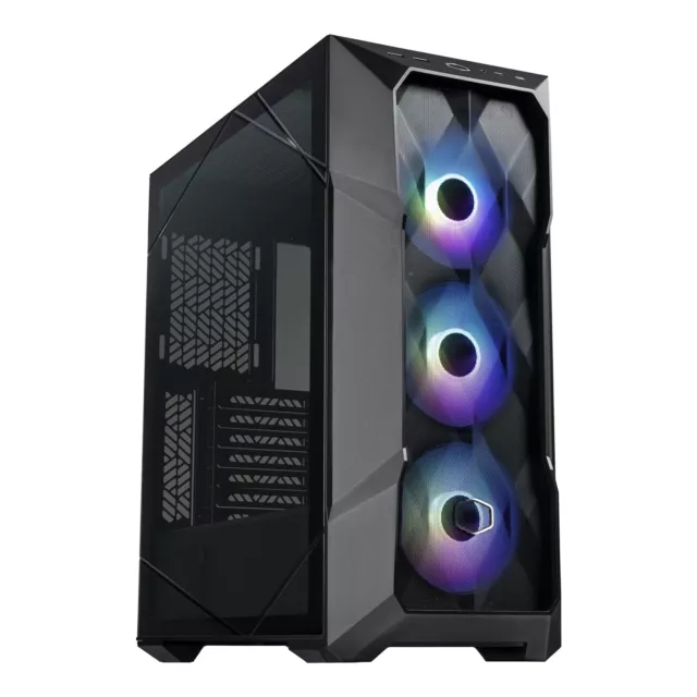 Cooler Master MasterBox TD500 Mesh V2 Case, Black, Mid Tower, 2 x USB 3.2 Gen 1