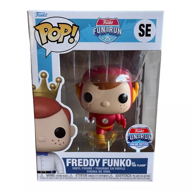 Funko Pop! Freddy Funko as The Flash Fun On The Run Exclusive w/Pop Protector 🐙