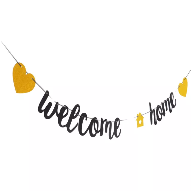 Hanging Decorations Party Banners Welcome Home Flag for Baby Wedding Household