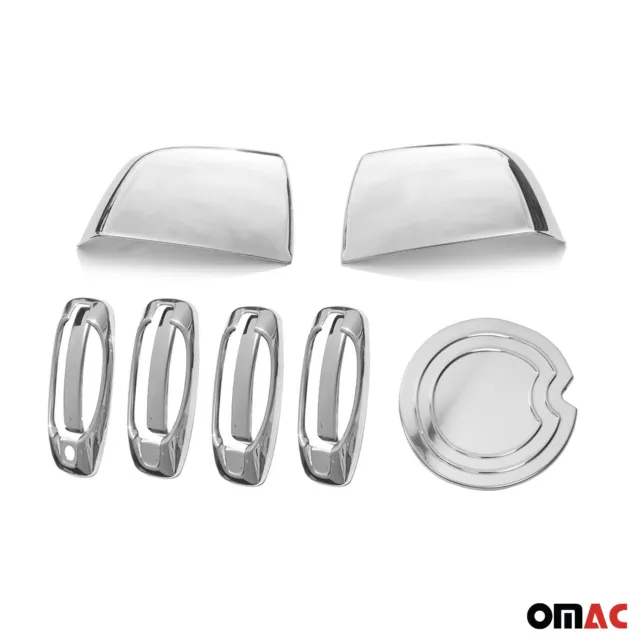 For Ram Promaster City 2015-22 Mirror Cover&Fuel Cap Cover&Door Handle Cover Set