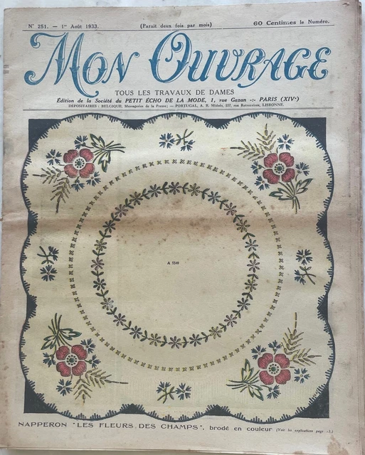 LA NOUVELLE MODE n° 38 du 23 Septembre 1900 ancienne revue mode couture chapeau EUR 9,00 - FR
