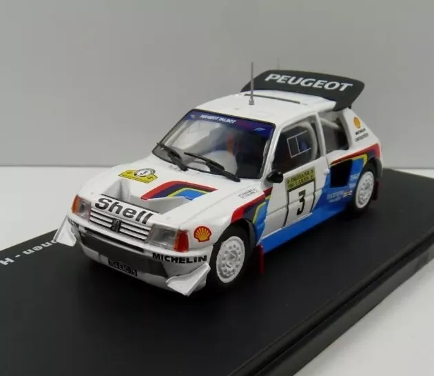 Voiture Miniature 1/43 Peugeot 205 Turbo 16 Evo 2 1995 Rallye WRC