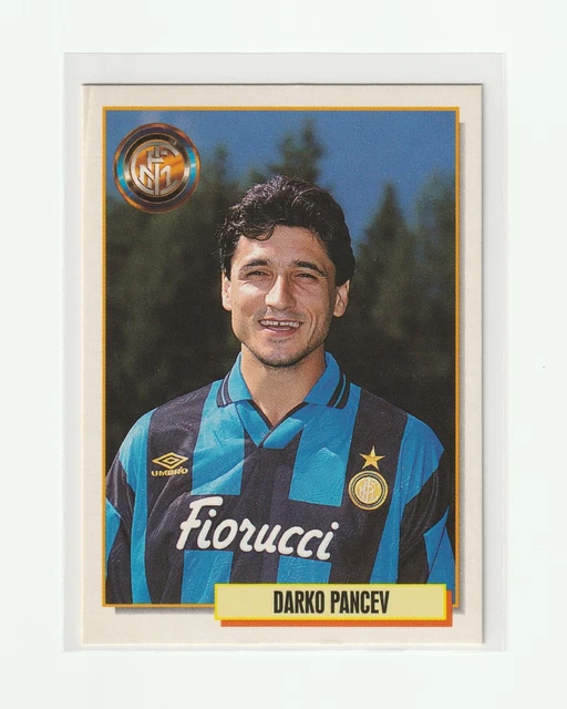 Autocollant Darko Pancev – Inter Milan – Calcio 93 Euroflash – N°140 – Rare Et Non Collé
