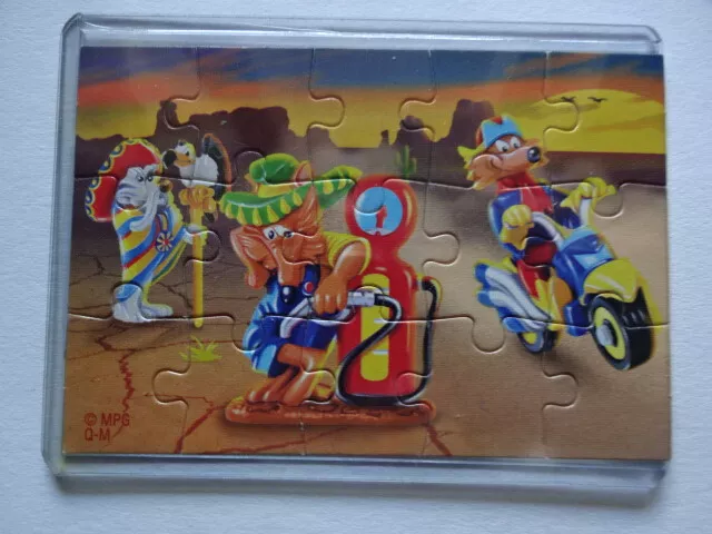 Ü EI Ferrero Puzzle / 2003 / Die Motocoyoten - Links Ecke + BPZ