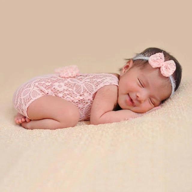 Set archetto in pizzo per fotografia neonata bambina servizio fotografico neonato
