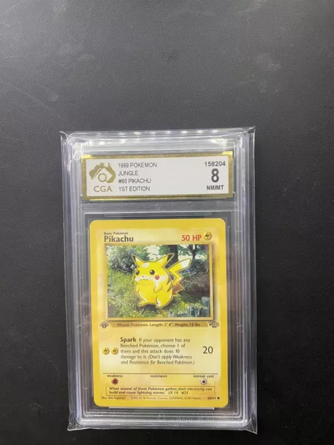 Pokemon Pikachu 60/64 Jungle Edition Unlimited, 1999, Card, TCG