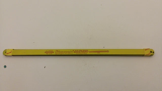Starrett Rs1218 Hss Hacksaw Blade Red Stripe 12" X 1/2" X .025" 18Tpi (Pk Of 10)