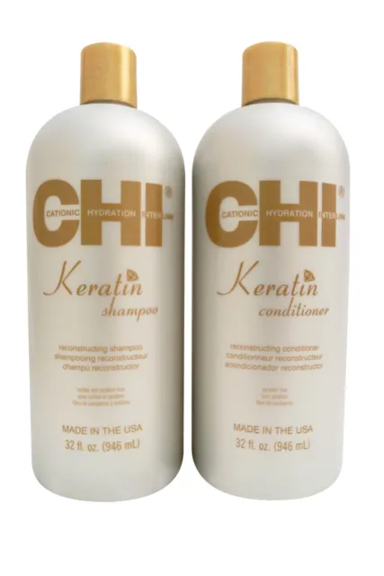 CHI Keratin Duo Shampoo & Conditioner Set 32 Oz