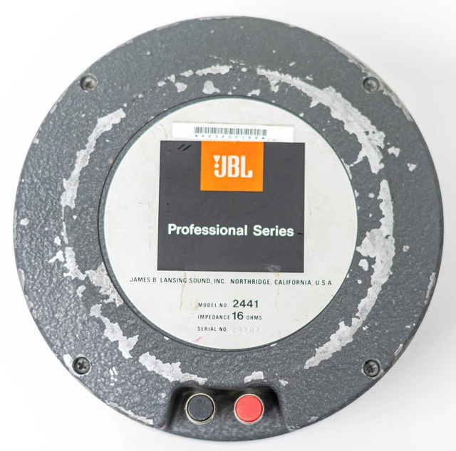 JBL 2441 Professional Series 16 Ohm 2" Compression Driver Speaker #29207