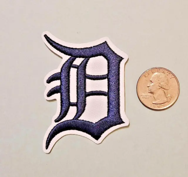 Detroit Tigers Embroidered Iron On Patch 2 X 2 3/4" Mlb Baseball Free Shipping