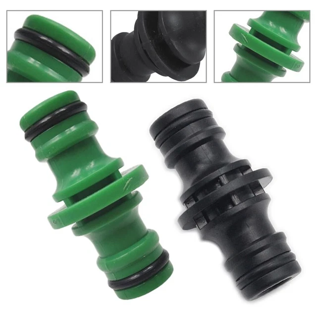 2-Way Garden Hose Connector Joiner Coupler Watering Water Pipe Tap Male New