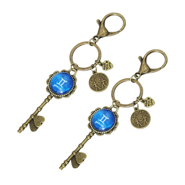 2 Pcs Pendant Keychain Time Key Holder Key Holder Purse Accessories Manual 3