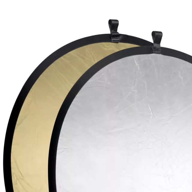 walimex pro Faltreflektor gold/silber Durchmesser 107cm / Multi Studio Reflektor
