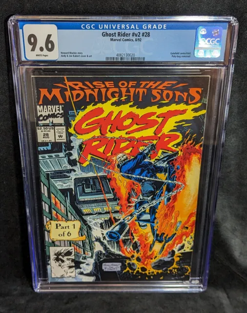 Ghost Rider # 28 (1992)  CGC 9.6 1st Midnight Sons, Lilith