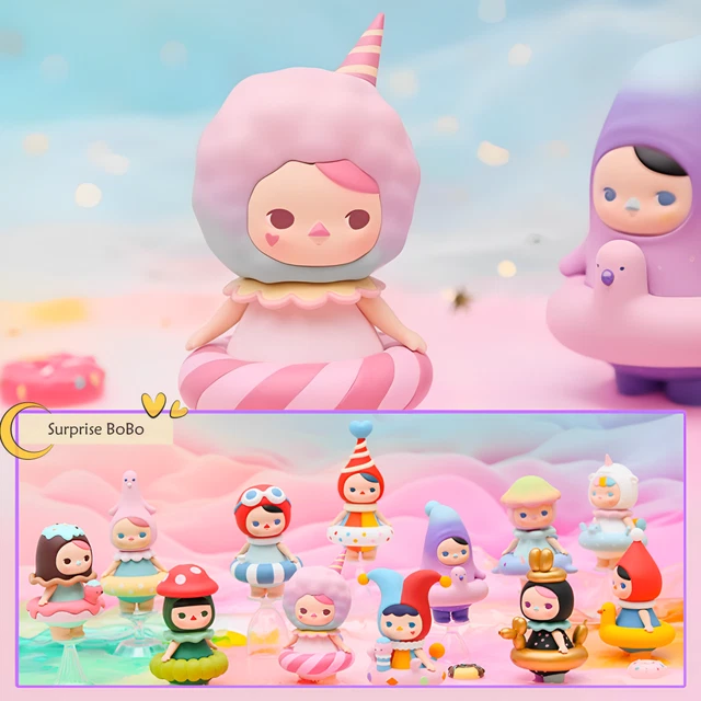 POP MART Pucky Pool Babies Series Confirmed Blind Box Unopened Inner Bag HOT！