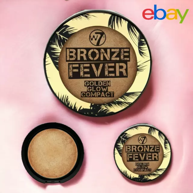 W7 Bronzefieber Bronzer - Goldglühen Kompakt Gebackene Konturierung