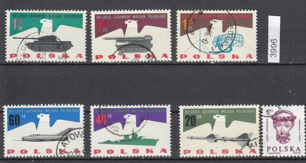Briefmarken Polen gestempelt