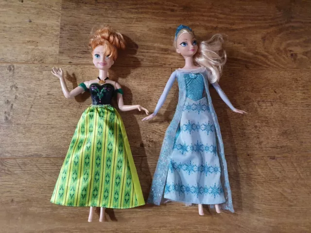 Disney Frozen Singing Elsa And Anna Dolls