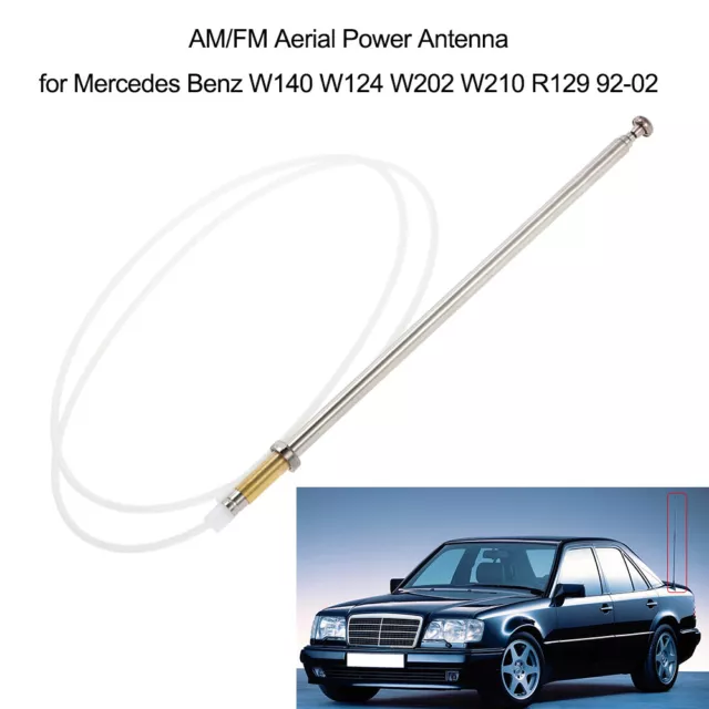 AM/FM Aerial Power Antenna Fit for Mercedes Benz W140 W124 W202 W210 92-02 E5Y0