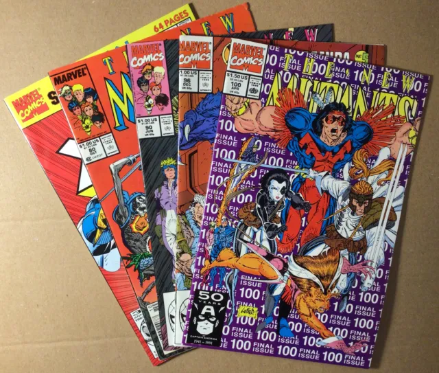 The New Mutants #80, #90, #96, #100, X-Force Annual #1, Marvel Comics 1991.