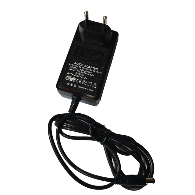 thumbnail image 2 of Roland Digital Piano 12V AC DC Adapter For Roland EP-760 EXR-3 Digital Piano Casio Keyboard Power Cord 2 of 14