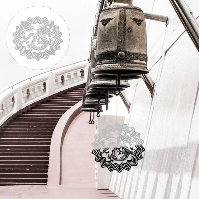 WIND CHIMES OUTDOOR Lighting Accessories Sculpture Spinners Decor £5.59