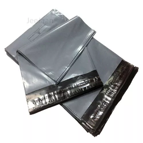 50 Strong Grey Mailing Bags 10" x 14" Postal Postage Packaging Poly