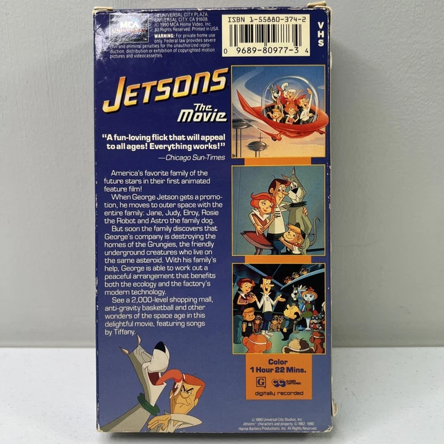 JETSONS THE Movie VHS 1990 Hanna Barbera Animation Kids Video 4 jetsons-the-movie-vhs-1990-hanna-barbera-animation-kids-video-4