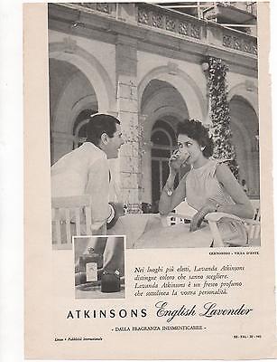 advertising Pubblicità 1957 ATKINSONS 