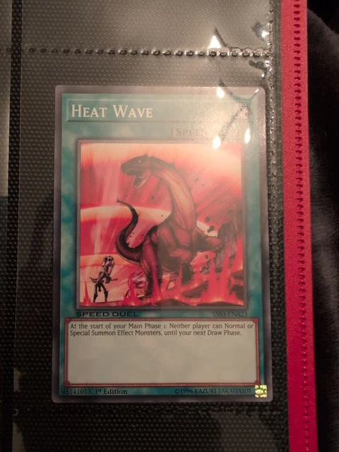 SS03-ENA23 HEAT WAVE 1st Edition Mint YuGiOh Card 3.19 - PicClick UK